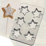 Star Cookies - Re-Usable Cookie Treat Pan - - NO NEED to Roll Out
the Cookie Dough