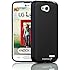 Fosmon DURA-FROST Smooth Durable & Flexible Slim Fit TPU Case Cover for LG Optimus L90 / T-Mobile LG D415 Retail Packaging (Black)