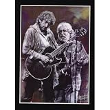 Jerry Garcia Grateful Dead Bob Dylan concert poster - 11x17
