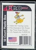 Pro-Mold 50 Count Plastic Box for Sports Cards