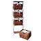 Nassau 4-Drawer File Cabinet - Pewter/ Natural