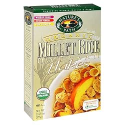 Nature's Path Organic Millet Rice Fruit juice Sweetened, Cereal with Oatbran, 13.25-Ounce Boxes (Pack of 6)