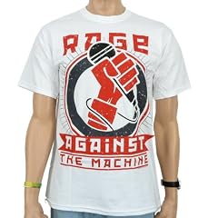 Rage Against The Machine - Revolution Band T-Shirt, weiss
