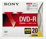 ���ˡ� DVD-R �ǥ����� Ͽ���� 120 ʬ 16��® ���㤤��10������ 5�ߥꥱ���� 20DMR12HSHS