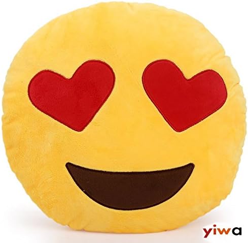 New Product Oi Emoji Smiley Emoticon Cushion Pillow Stuffed Plush Toy Doll (Peach heart)