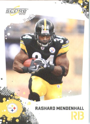 Rashard Mendenhall - Pittsburgh Steelers - 2010 Score Football Card - NFL Trading Card in Screwdown Case