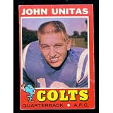 1971 Topps #1 Johnny Unitas Very Good-Excellent