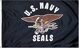Navy "Seals" MILITARY Flag - 3 foot by 5 foot Polyester (NEW)