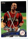 2011 Topps Update Series Baseball Card # US299 Robinson Cano - New York Yankees (HR Derby) MLB Trading Card In Protective Screwdown Case!