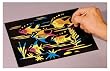 SCRATCH-ART COMPANY SCRSAPMC S. ART PAPER MULTI. 12-SHT. PK.