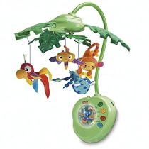 Fisher-Price Rainforest Peek-A-Boo Leaves Musical Mobile