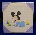 Disney Baby Mickey Mouse Canvas Art 28x28cm