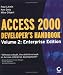 Books : Access 2000 Developer's Handbook, Volume 2: Enterprise Edition