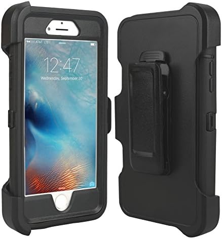 iPhone 6s Case, MoTek iPhone 6 4.7'' Case Rugged Hybrid [Scratch/Dust Proof] 4 Layer Shock-Absorption Case Cover [With Belt Clip]