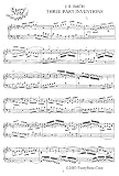 Bach J.S. 3-Part Inventions: Invention No. 2: Instantly download and print sheet music