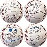 New York Yankees Greats Autographed Baseball - Autographed Baseballs
