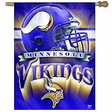 NFL Minnesota Vikings 27-by-37-Inch Vertical Flag