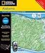 National Geographic Topographical  Alabama