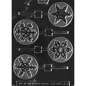 Buy ASSORTED SNOWFLAKES LOLLY Christmas Candy Mold Chocolate by SweetMolds now!