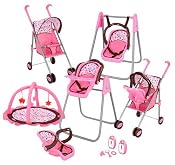 Graco Play Set - Stroller with Canopy, Swing / High Chair, Playgym, Baby Monitors and 3 Piece Accessories