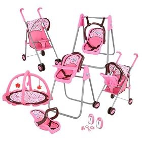 Graco Play Set - Stroller with Canopy, Swing / High Chair, Playgym, Baby Monitors and 3 Piece Access