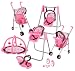 Graco Play Set - Stroller with Canopy, Swing / High Chair, Playgym, Baby Monitors and 3 Piece Accessories