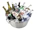 Kraftware 19-Inch Grande Doublewall Insulated Party Tub, Brushed Stainless