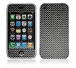 Carbon Fiber Decorative Skin Cover Decal Sticker for Apple 2G iPhone (1st Gen)