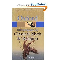 The Oxford Dictionary Of Classical Myth And Religion