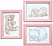 Jack Dempsey Needle Art Huggable Animals Jack Dempsey Stamped Embroidery Kit Samplers 6