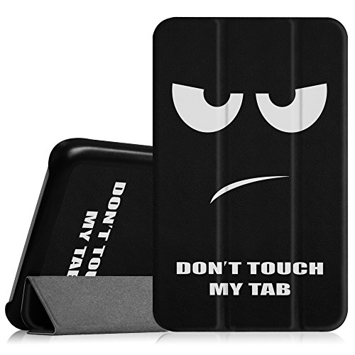 Fintie Samsung Galaxy Tab E Lite / Tab 3 Lite 7.0 Case - Ultra Slim Lightweight Smart Shell Folding Stand Cover for Tab E Lite SM-T113 / Tab 3 Lite 7.0 SM-T110 / SM-T111 7-Inch Tablet, Don't Touch