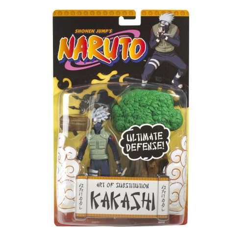 Naruto Action Figure,Kakashi Action Figure,Naruto Action Toys,Naruto Toys,Kakashi Action Toys,Kakashi Toys,Naruto Action Figure - Naruto Training Deluxe Figure Kakashi Art of Substitution