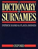 A Dictionary of Surnames