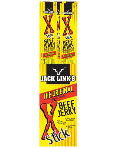 Jack Link's Beef Jerky Strip, Original X-Stick Flavor, 0.68-Ounce Packages (Pack of 40) by Dried Beef