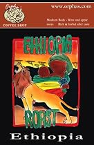 Ethiopian Yirgacheffe Fair-Trade (Certified Organic) Coffee, 12 oz. - Whole Bean