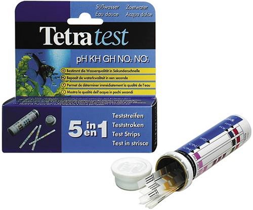 Childrens Toyshop  Heimwerken : Tetratest Teststreifen 5 in 1, 25 Stück - Wassertest fürs Aquarium