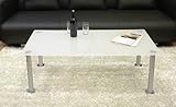 Ronald Schmitt Couchtisch Glas weià 122x60 cm