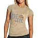 Denver Nugget Apparel: Denver Nugget Ladies Cream Graffiti Script Premium Slub T-shirt