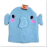 【Animal Knit】キッズアニマルニットキャップ(帽子)【ゾウ】☆子供用ウォーマーグッズ通販☆
