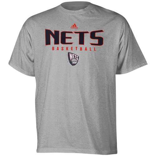 adidas New Jersey Nets Ash Absolute T-shirt (XX-Large)