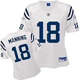Reebok Indianapolis Colts Peyton Manning Women's Replica White Jersey