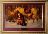 The Prayer At Valley Forge By Arnold Friberg Framed 34x25