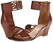 Nine West Women's Valoojan Leather Wedge Sandal