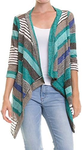 Fashion Women's Summer Rayon Gardigan Beach Cover up Tops Blouse (M)