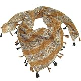 Women's Animal Print Square Snake Scarf - Stunning square cotton print snake fashion scarves for ladies