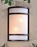 Minka Lavery Lights 9802-143 Medium Pocket Lantern Oil-Rubbed Bronze Outdoor Lighting