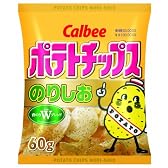 カルビー ポテトチップスのりしお味 60g×12個