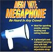 Hand Held Mega Mite Megaphone with Siren for Emergencies. Great for Cheerleading, Sporting Evets, Picnics, Boating and More