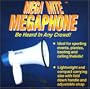Hand Held Mega Mite Megaphone with Siren for Emergencies. Great for Cheerleading, Sporting Evets, Picnics, Boating and More