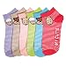 Lot of 3 Pairs Womens My Cutie Stripes Assorted Animals Ped Socks